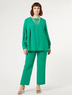 Tunica in crêpe envers satin*Marina Rinaldi Fashion