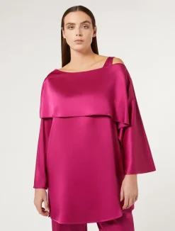 Tunica in crêpe envers satin*Marina Rinaldi Clearance