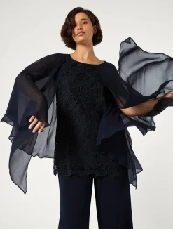 Tunica in macramè laminato*Marina Rinaldi Outlet